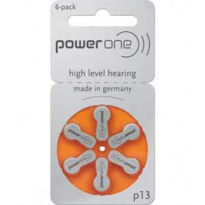 PowerOne ACCU Plus P13 Hearing Aid Battery